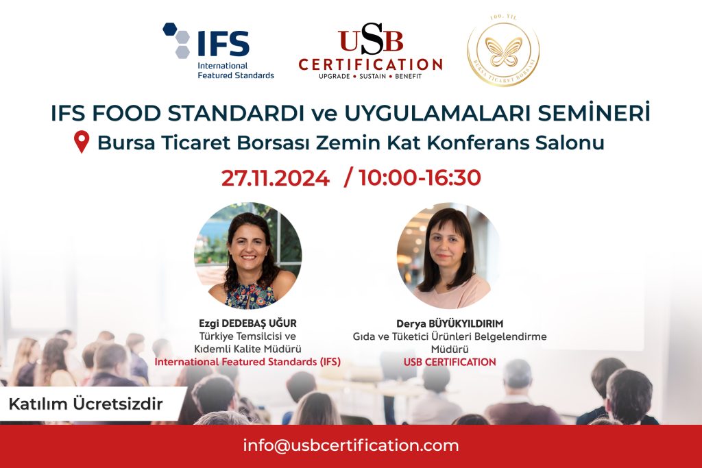 IFS Food Standardı ve Uygulamaları Semineri