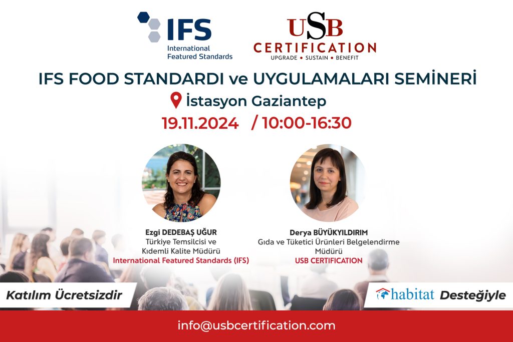 IFS Food Standardı ve Uygulamaları Semineri
