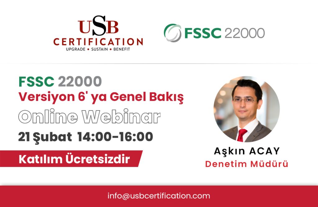 FSSC 22000 Versiyon 6' ya Genel Bakış